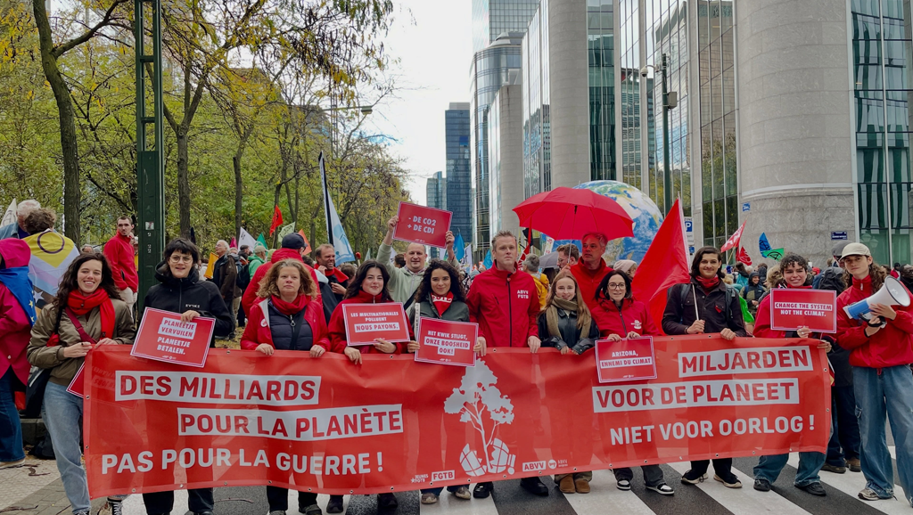 Marche Climat : la FGTB mobilisée pour une transition juste